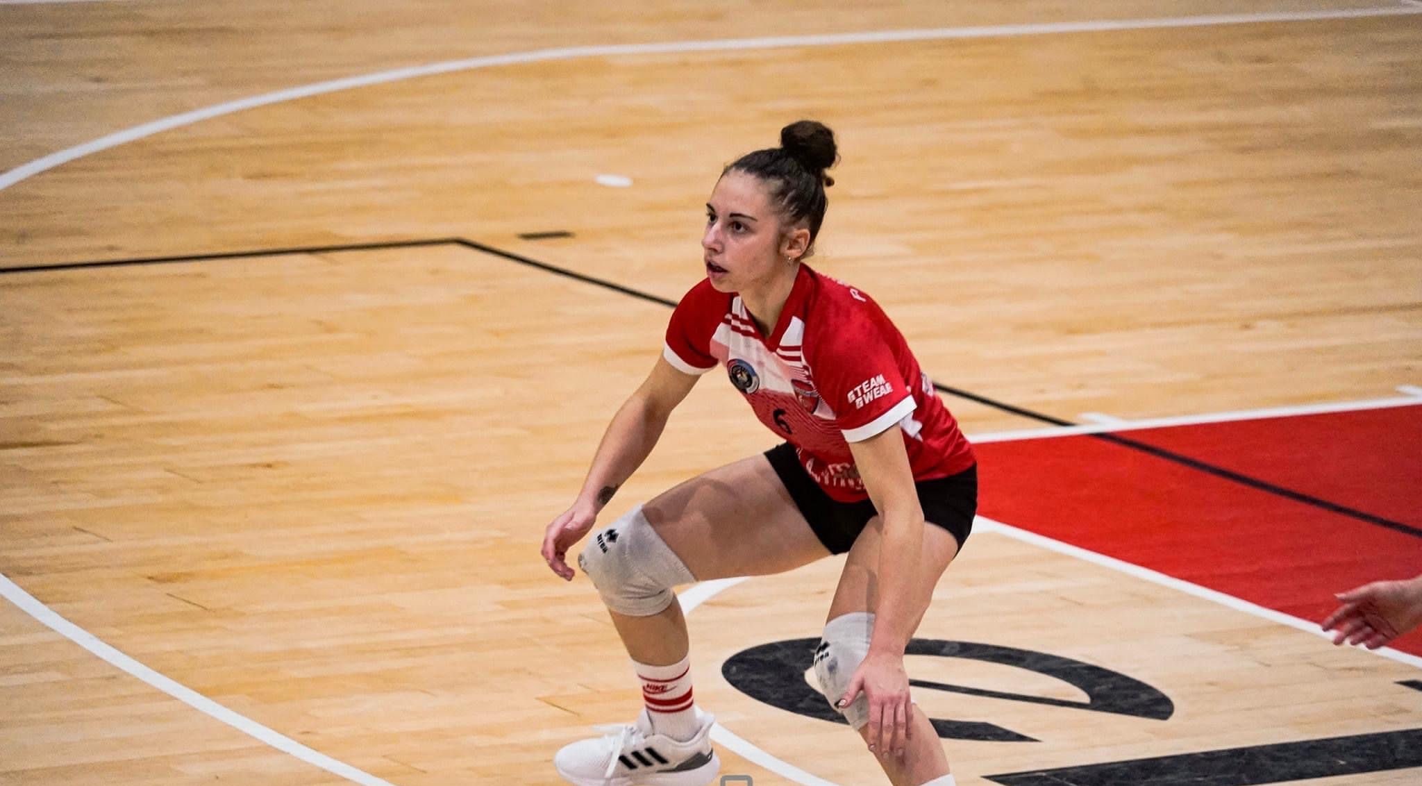 Il libero Daria La Brecciosa in azione 