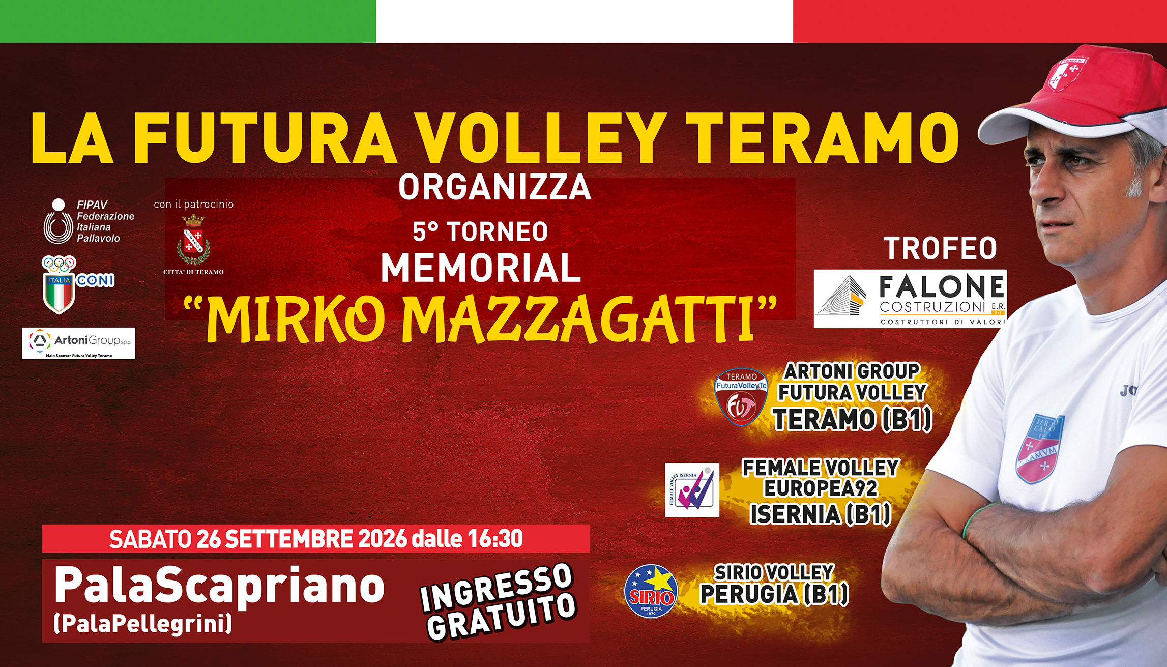 Futura Volley Immagine per sito Torneo Mirko Mazzagatti 20261